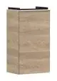 Hansgrohe-HG-Xelu-Q-Waschtischunterschrank-Eiche-Natur-340-245-fuer-Handwaschbecken-Tueranschlag-links-Mattweiss-54013700 gallery number 1